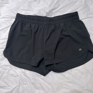 Gap Fit Lined Running Shorts W inner pocket - Black - Size L - EUC